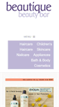 Mobile Screenshot of beautiquebeautybar.com